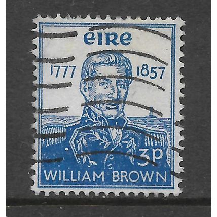 IRELAND 1957 ADMIRAL WILLIAM BROWN 3d BLUE SG168 FINE USED#