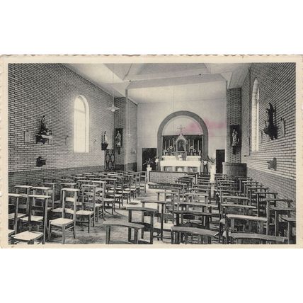 Arendonk De Lusthoven Binnenzicht Kapel Hart Belgium Postcard