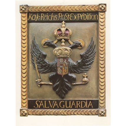 Thurn Und Taxis 1770 German Post Office Sign Postcard