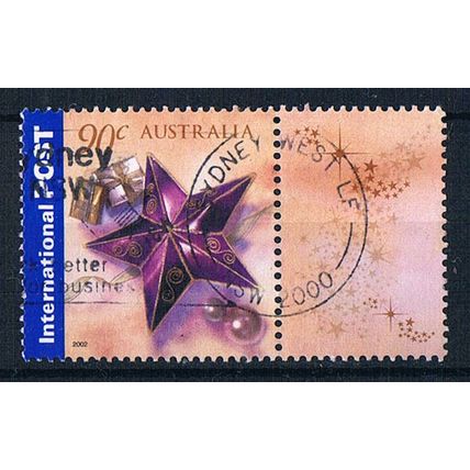 Australia 2002 SG2216 au59 International Greetings 90c Used Stamp