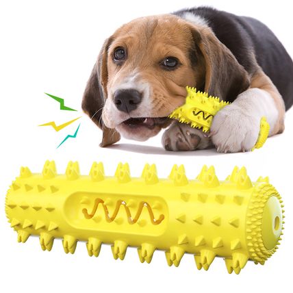 Pet Supplies Vocal Pet Dog Teething Stick Cleaning Dog Toothbrush Vent Chewing D