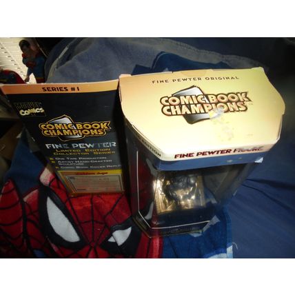 CAPTAIN AMERICA PEWTER Comic Book Champions! MINT!! For the Collector!! $35.00