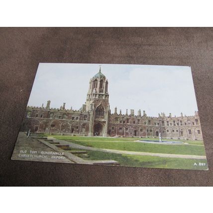 Valentines Postcard -Old Tom Christchurch, Oxford - Artist Brian Gerald A897