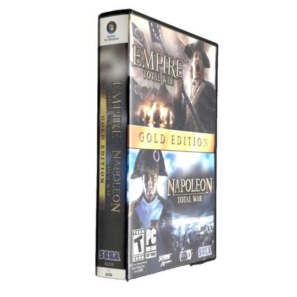 Empire Total War / Napoleon Total War Gold Edition PC CD-ROM 4 Discs Complete
