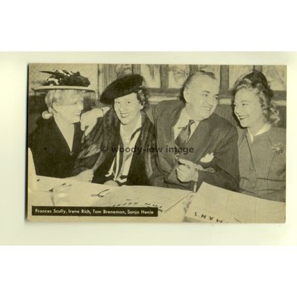 b1426 - Film Actresses - Frances Scully , Irene Rich , Sonja Henie - postcard