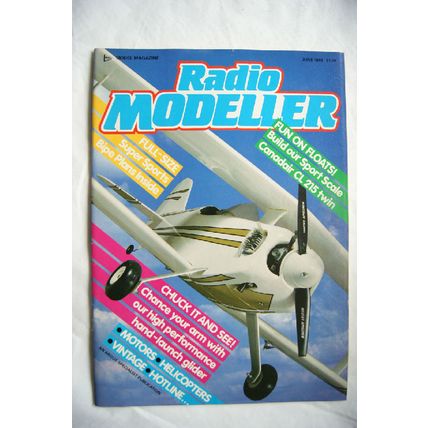 1988 Radio Modeller Magazine - June + plans for Sierra Sportster, part 2
