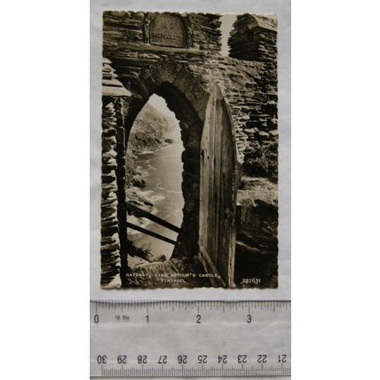 vintage postcard Tintagel, Gateway, King Arthurs Castle