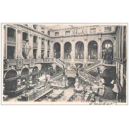 75 - Paris - grands magasins du louvre - le hall des soieries