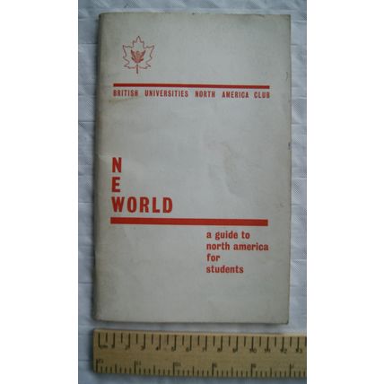 1964 British Universities North America Club, Neworld. A guide to North America