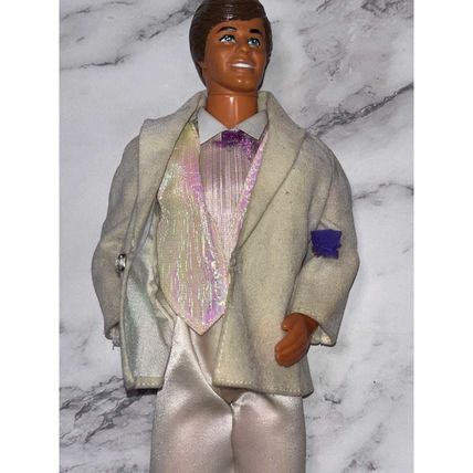 Vintage Barbie-1983 CRYSTAL KEN Doll Superstar Era #4898