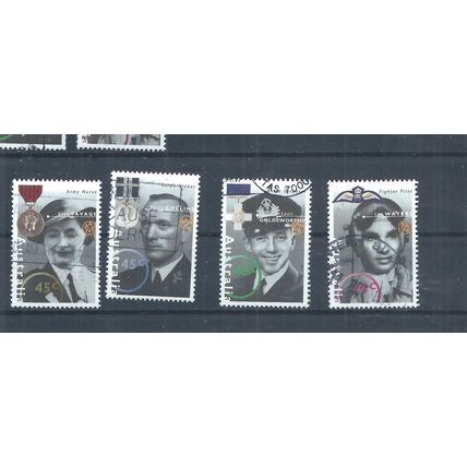 Australia stamps. .1995 Australian Second World War Heroes used (AQ562)