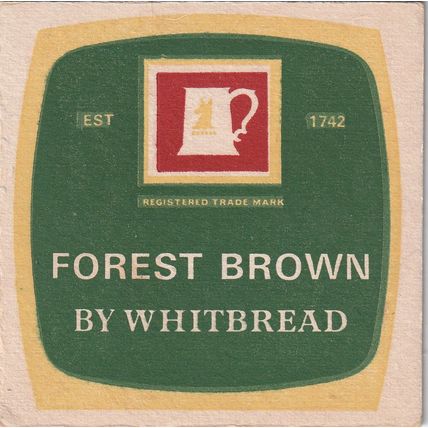 BEER MAT - WHITBREAD BREWERY - FOR CHOICE/FOREST BROWN - (Cat 144) - (1968)