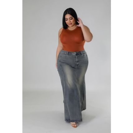 High-waisted Stretch Skirt