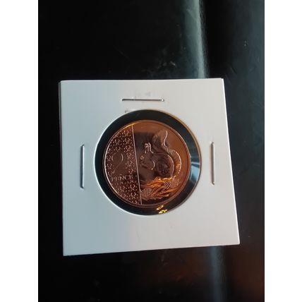 King charles 2024 new red squirrel 2p coin uncirculated