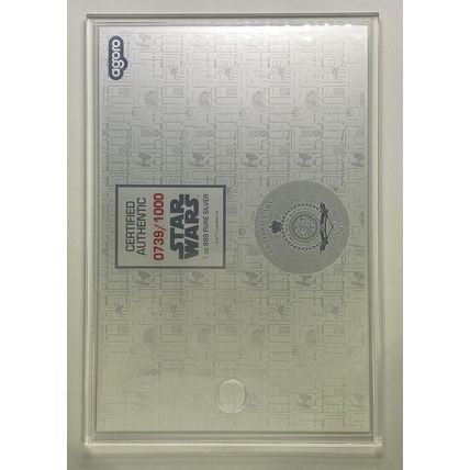 2025 Niue 1 oz Silver $2 Star Wars Blueprint: Darth Vader Helmet