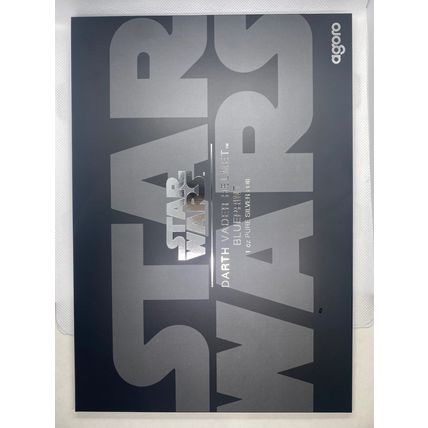 2025 Niue 1 oz Silver $2 Star Wars Blueprint: Darth Vader Helmet
