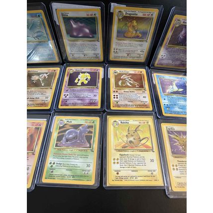 Pokémon Fossil Unlimited Complete Holo Rare Full Trading Card Set 1-15 Trading C