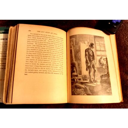 Old Vintage Book The Boy With A Idea By Elizabeth Eiloart 1897 Good Condition