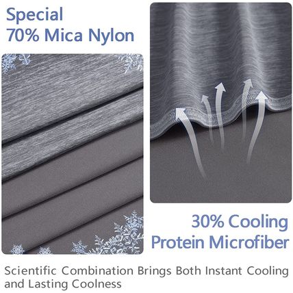 Topcee Cooling Blanket (90"X90"Queen Size) for Sweats Absorbs Heat to Keep Adult