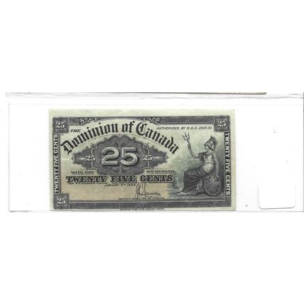 1900 Dominion of Canada 25 Cent bill XF/MT