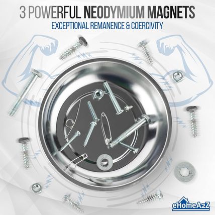 EHOMEA2Z Magnetic Bowl for Screws,Magnetic Bowls for Holding Nuts and Bolts, Sma
