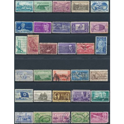 440 Stamp Selection - USA - Used Hinged