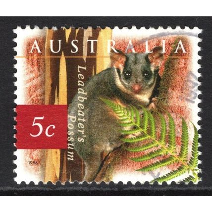 AUSTRALIA 1996: NATURE OF AUSTRALIA I - 5c LEADBEATER'S POSSUM USED (G12)