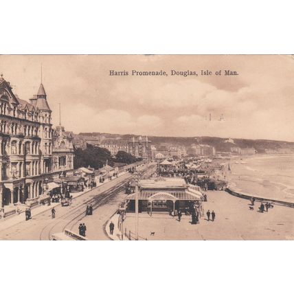 EC995 DOUGLAS - HARRIS PROMENADE. PRINTED POSTCARD