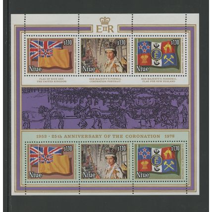 Niue 221, 1978 Coronation, S/S, MNH (NIU418)