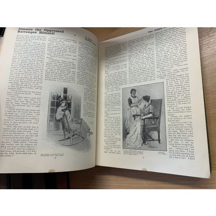 RARE* 1915 "THE GIRL'S OWN ANNUAL" VOL 36 ILLUSTRATED 2.2kg HARDBACK BOOK (EV3)
