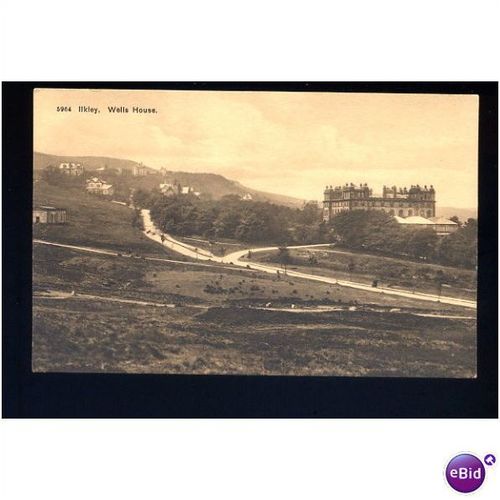 Yorkshire ILKLEY Wells House Postcard by Photochrom (5964)