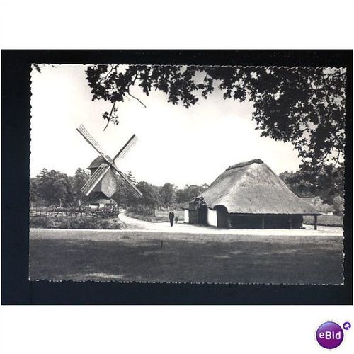 Belgium OPENLUCHTMUSEUM Windmill Postcard (a)