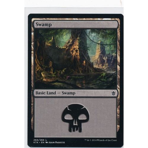 Magic the Gathering MTG Khans of Tarkir 260/269 Swamp