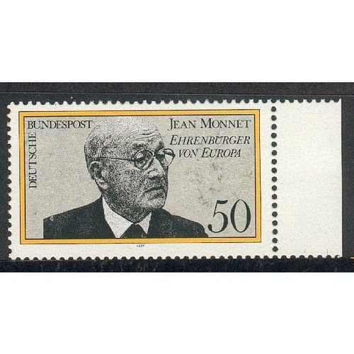 Germany 1977 - SG1816 - "Citizen of Europe" honour to Jean Monnet (unused)