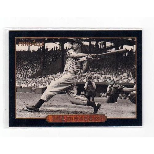 1993 Pinnacle Joe DiMaggio baseball card #9 –HOF - Yankees