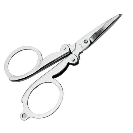 Mini Key-Ring Pocket 2" Travel Sewing Folding Scissors Crafts Needlework Hobby