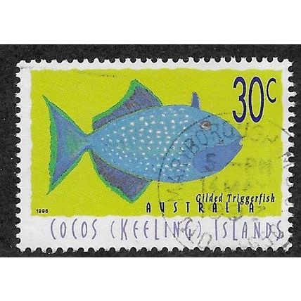 CKI 1995 30c 'FISHES' FINE USED (EBID70-897)