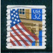 Used 2913 32c U.S. Flag Over Porch Fine CNS 33333 W0843