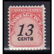 J103 13c Postage Due Just Clears Fine MNH KA1037