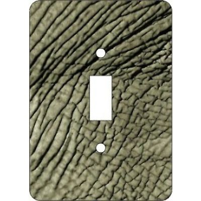 Elephant Skin Print Switch Plate Cover (African American Single Switch Plate)