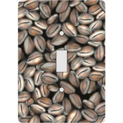 Cowrie Shells Switch Plate Cover (African American Single Switch Plate)