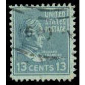 Used 818 13c Millard Fillmore Barely Clears M07992