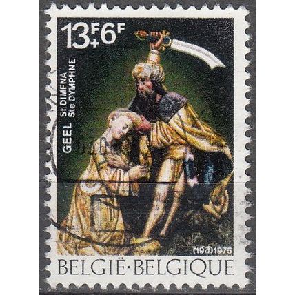 Belgique 1975 Michel 1840 O Cote (2008) 1.10 € Eglise Sainte-Dymphne Geel