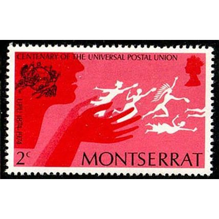 Montserrat 1974 Universal Postal Union 2c MNH Stamp UPU