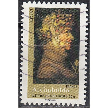 France 2008 Michel 4362 O Cote (2008) 1.10 € Guiseppe Arcimboldo l'été