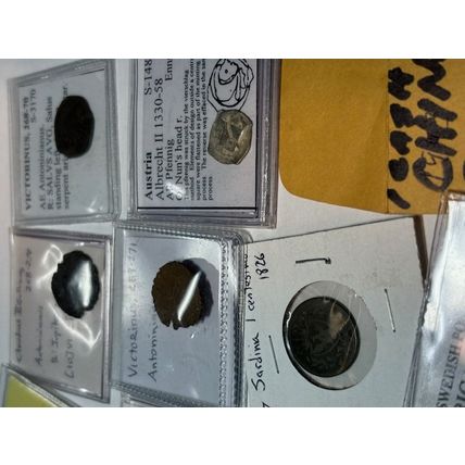 Lot of 20 Ancients and Medieval VG-XF coins from a dealer ive bought from 31 yrs