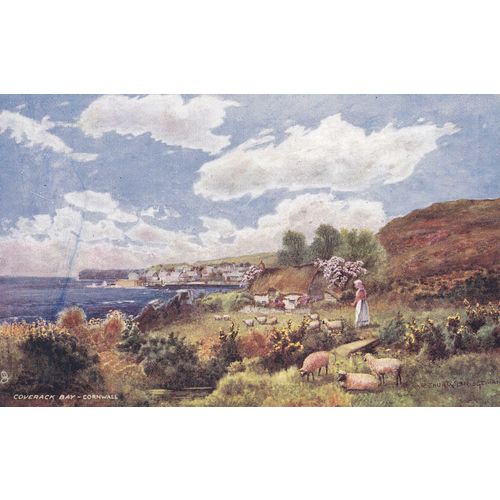 Coverack Bay( Picturesque Counties )Cornwall Postcard (CR72723)