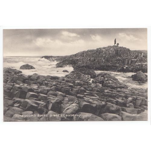 Honeycomb Rocks Giants Causeway Co Antrim Northern Ireland Postcard