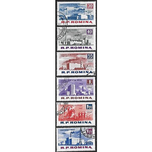 Romania Mi 2137/42: Socialist Achievements: Factories