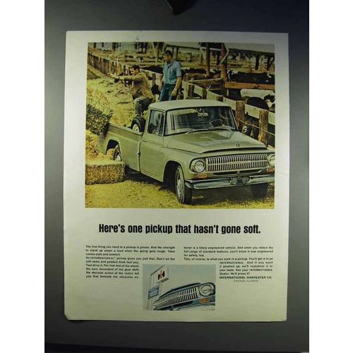 1966 International Harvester Pickup Truck Ad